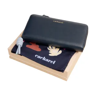 CACHAREL CPLL536N - Set Apolline Navy (travel purse & scarf)