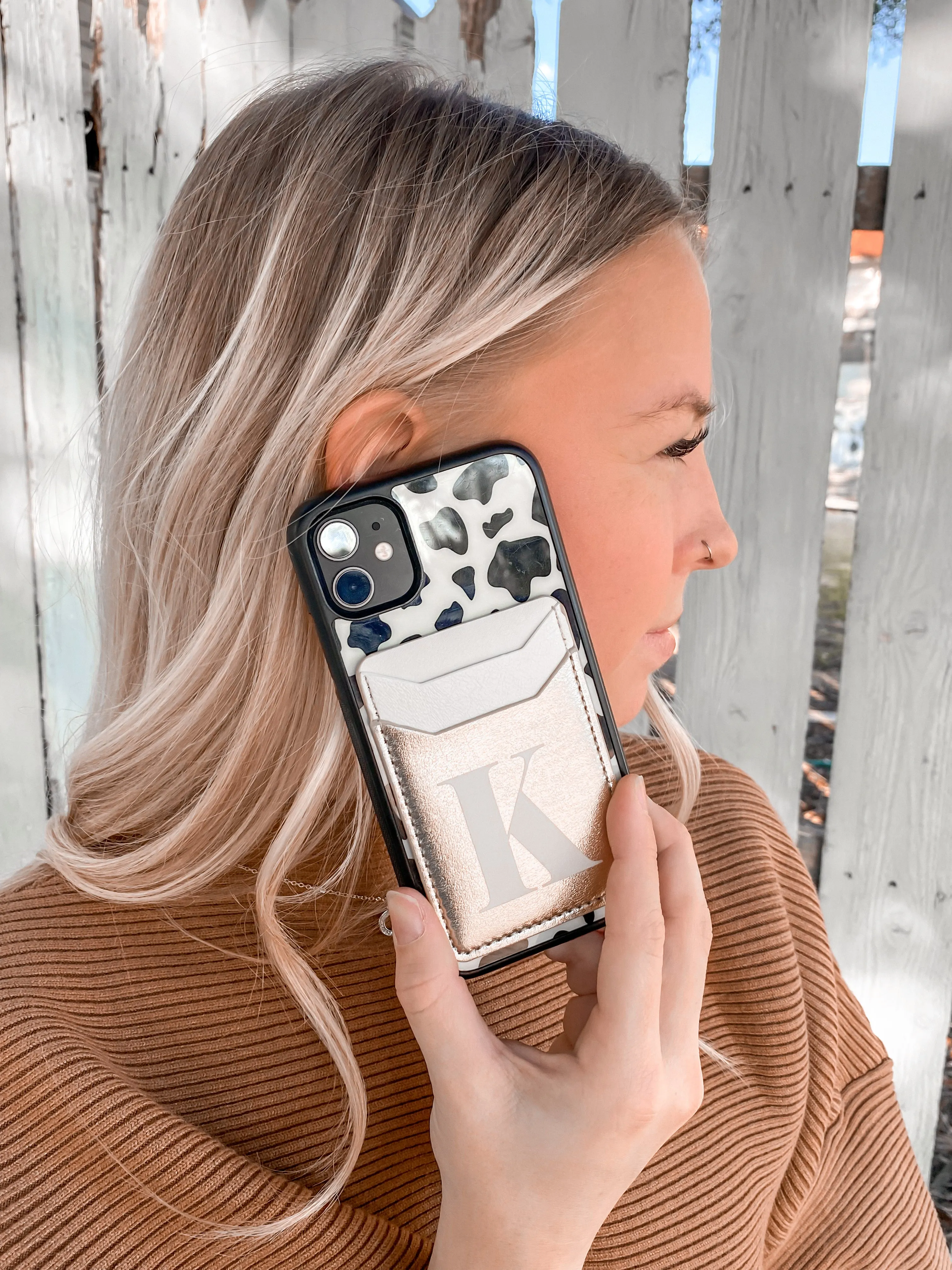 Cards To Go Initial Phone Wallet
