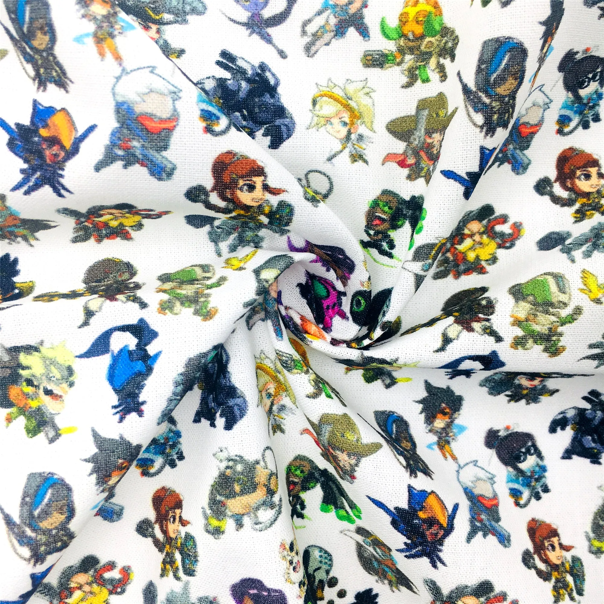 Cartoon Theme Printed Fabric