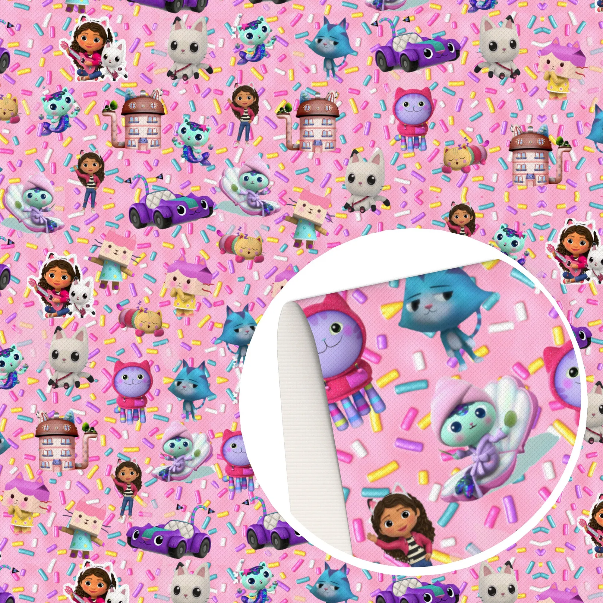 Cartoon Theme Printed Fabric