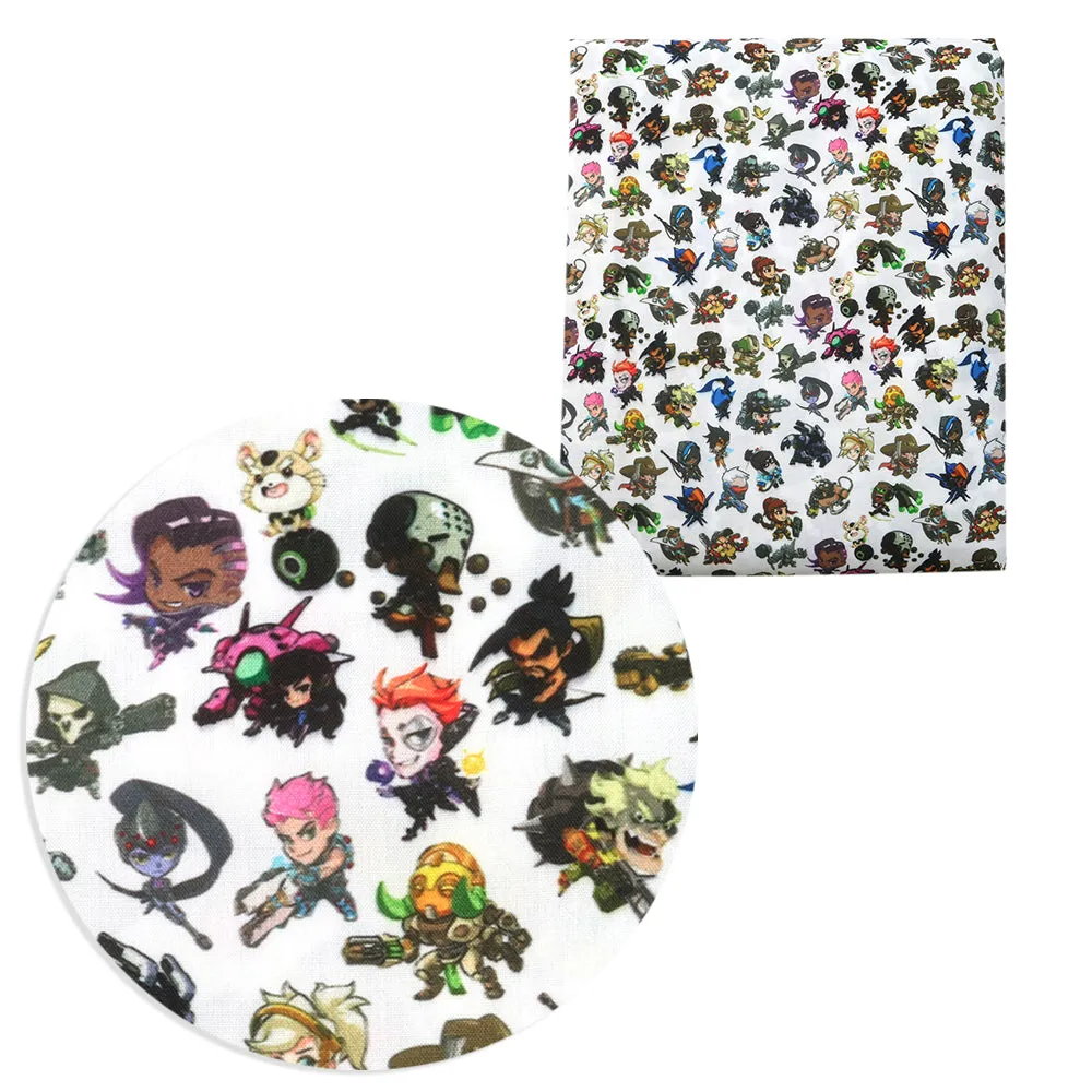 Cartoon Theme Printed Fabric
