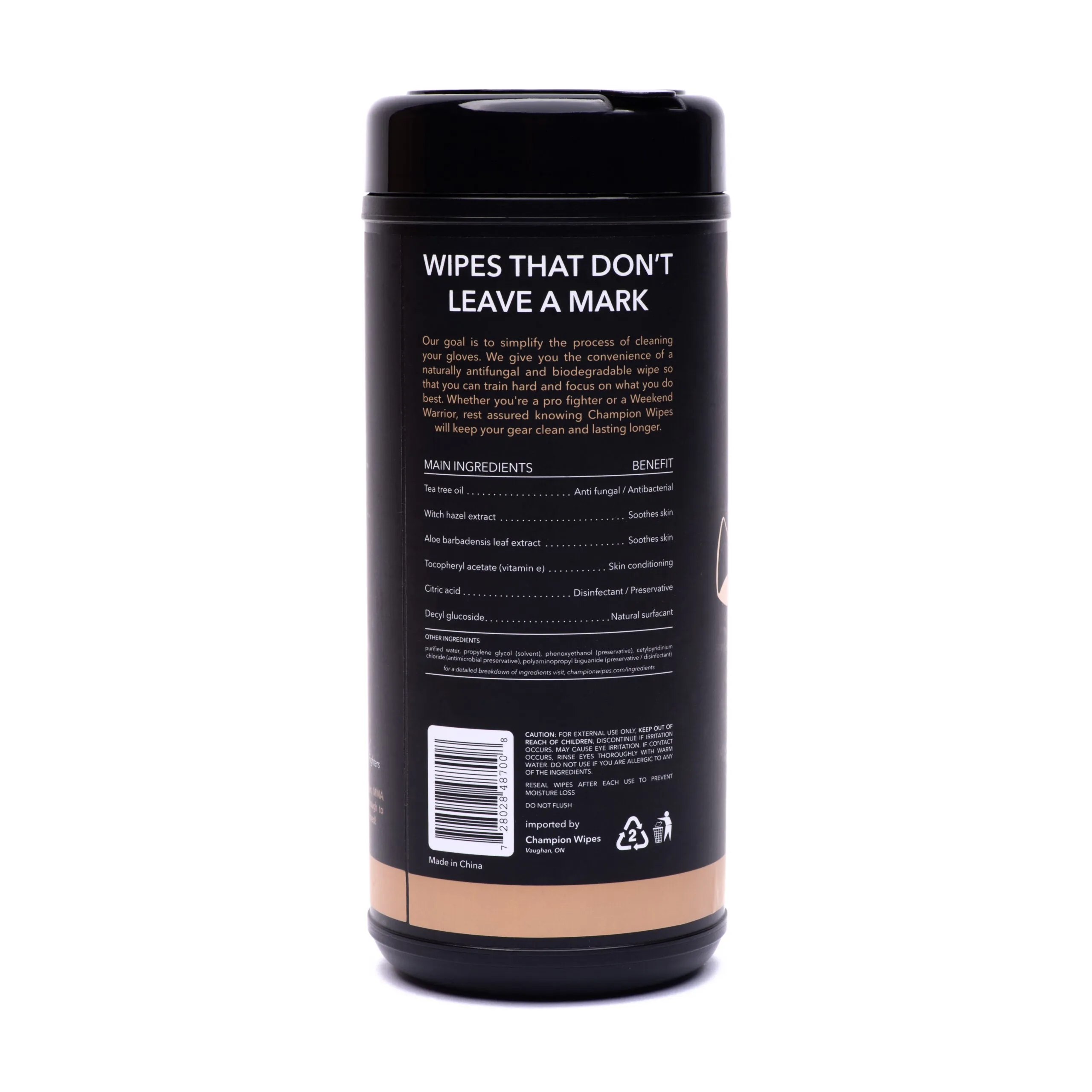 CHAMPION WIPES – BOXING GLOVE CLEANING WIPES