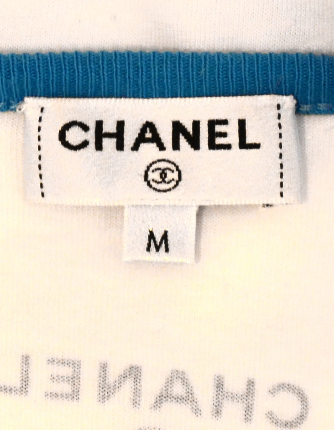 Chanel '17 White/Coral Cotton Paris-Cuba T-Shirt sz M