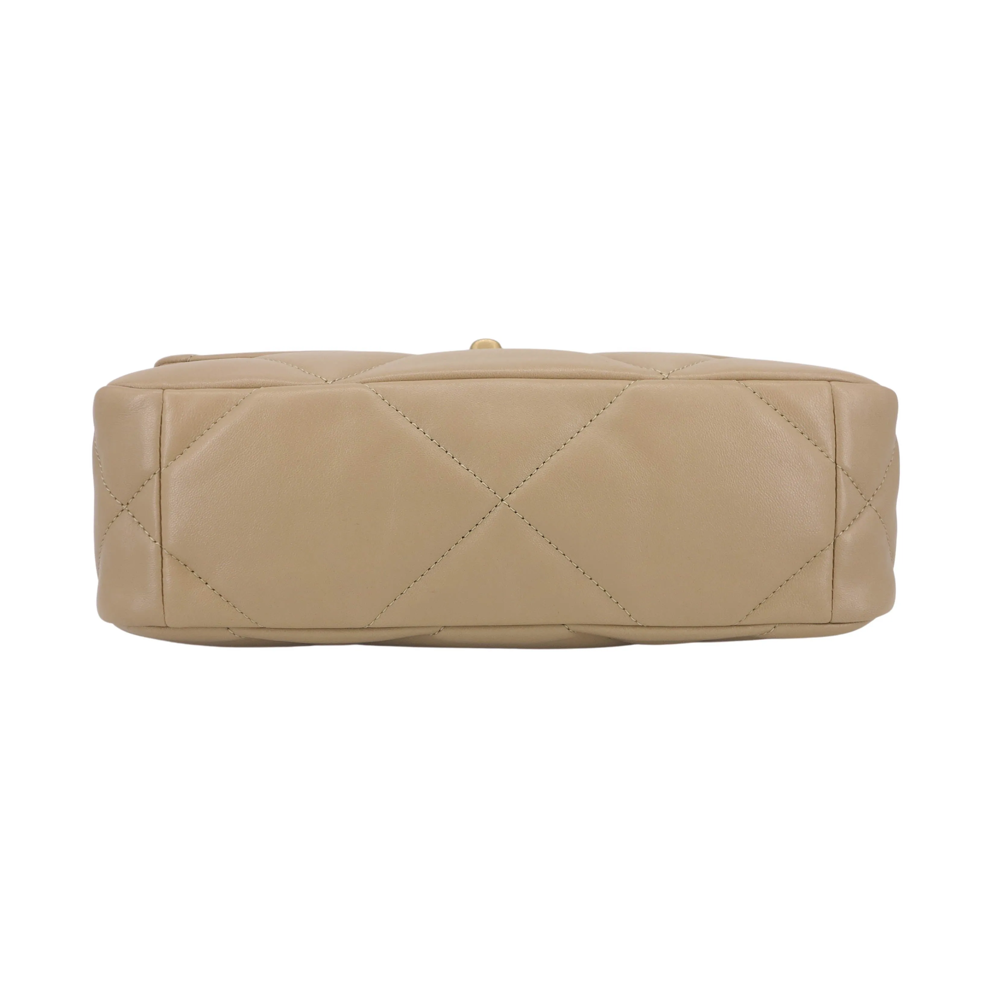 CHANEL 19 Small Flap Bag in 21S Dark Beige Lambskin