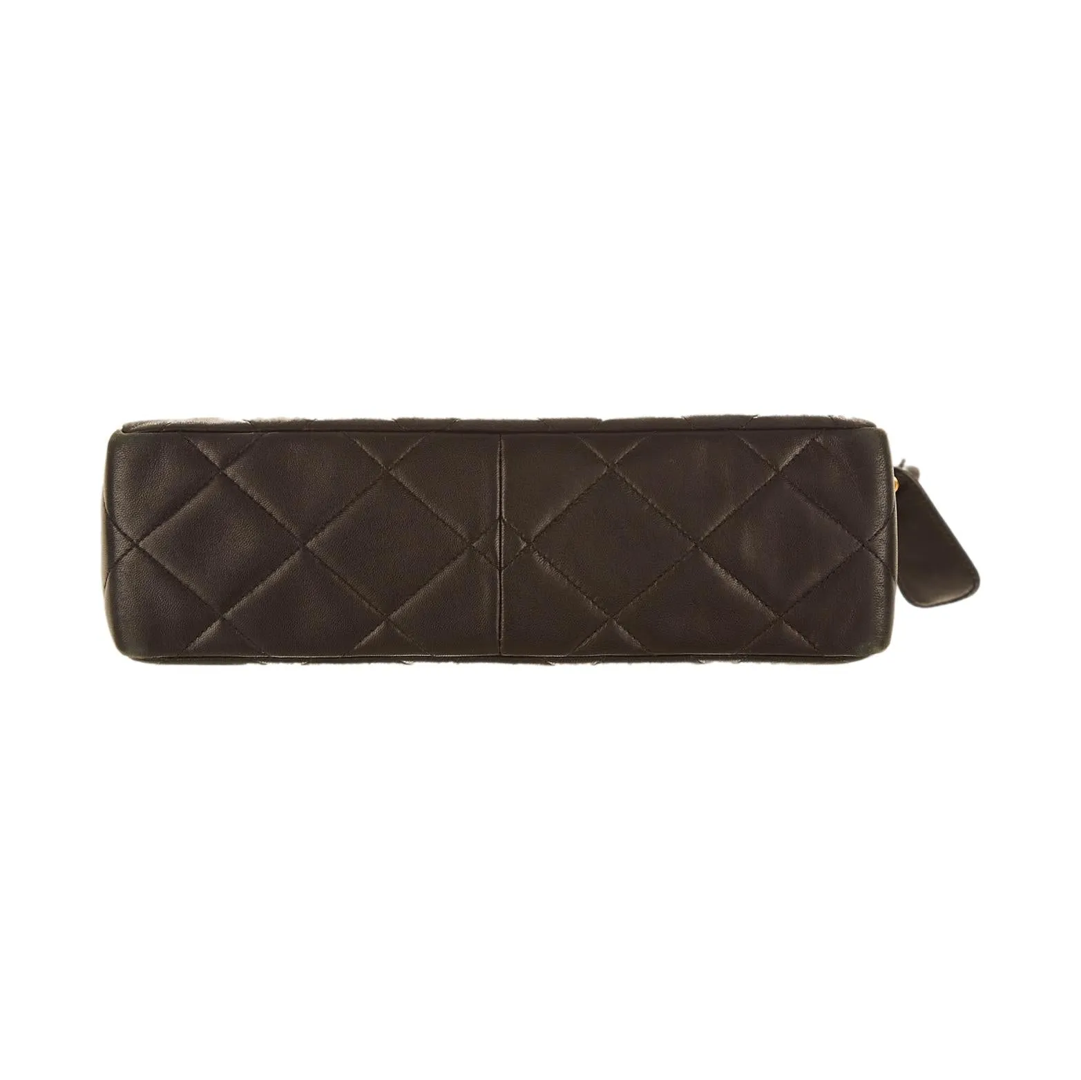 Chanel Black Quilted Logo Shoulder Bag