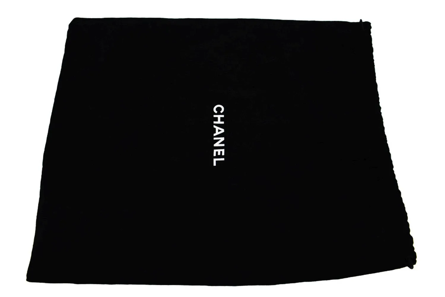 CHANEL Caviar Grained Calfskin Flap Chain Shoulder Bag Black 13" i90