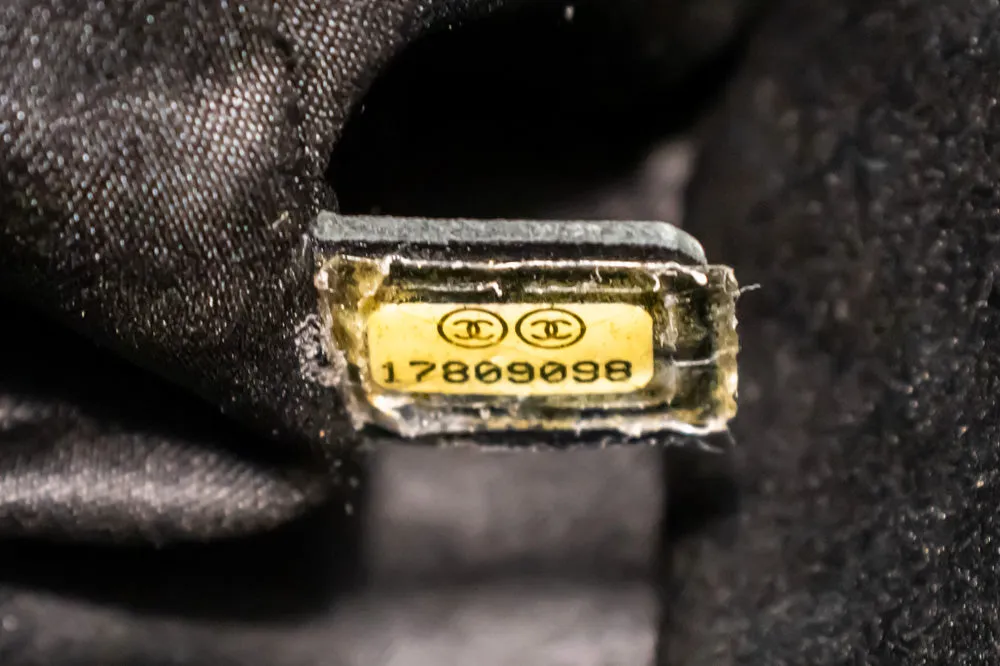 CHANEL Caviar GST 13" Grand Shopping Tote Chain Shoulder Bag Black n78