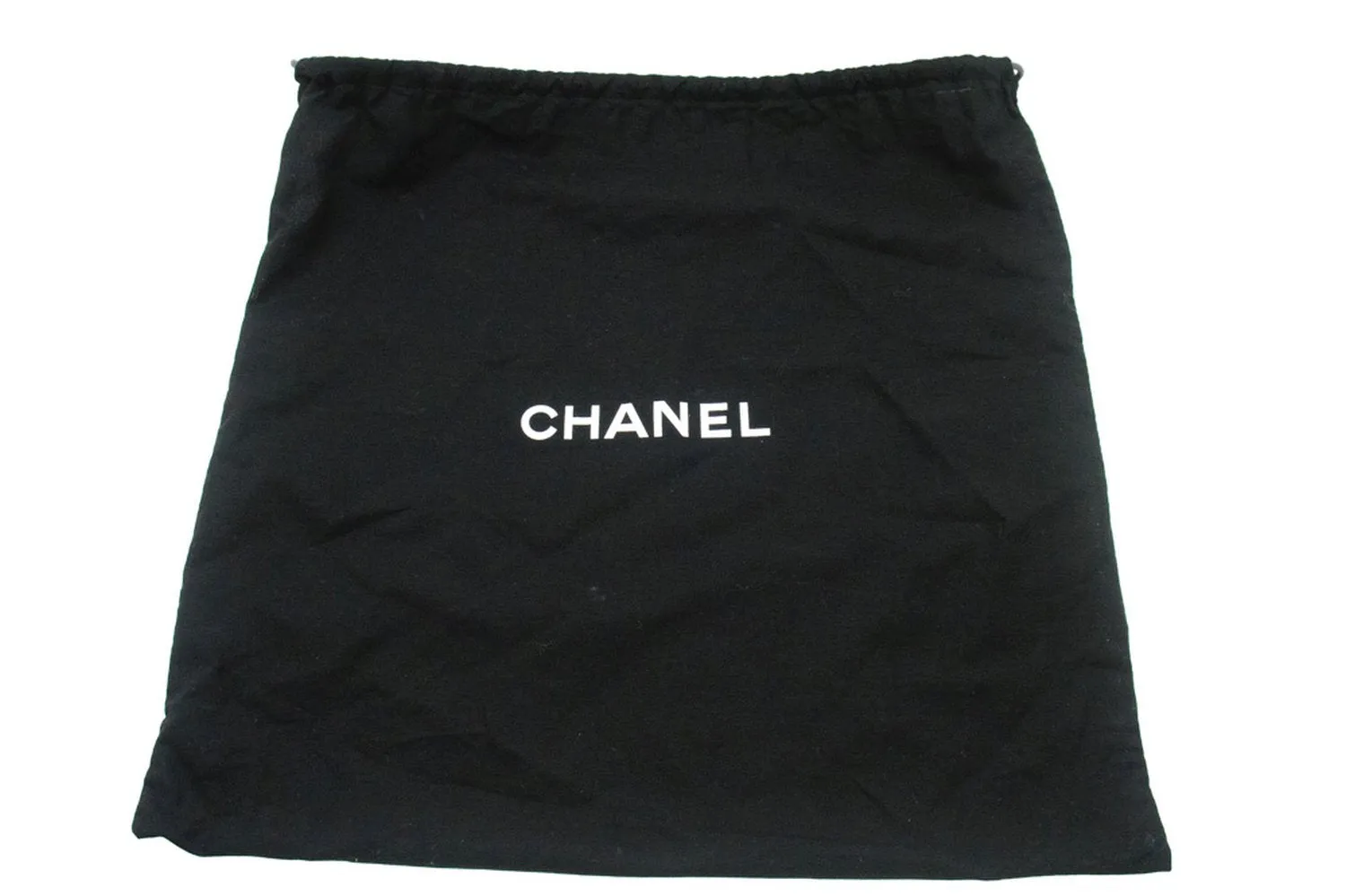 CHANEL Caviar Large Chain Shoulder Bag Black Leather Gold Zipper m21