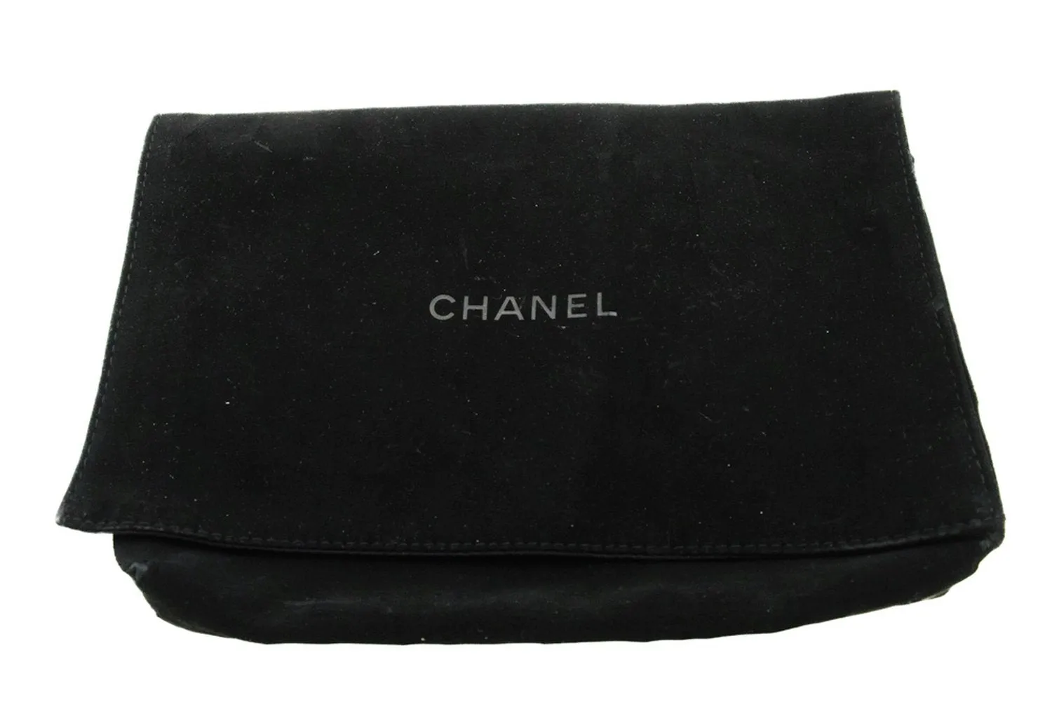 CHANEL Caviar Wallet On Chain WOC Black Shoulder Bag Crossbody SV n87
