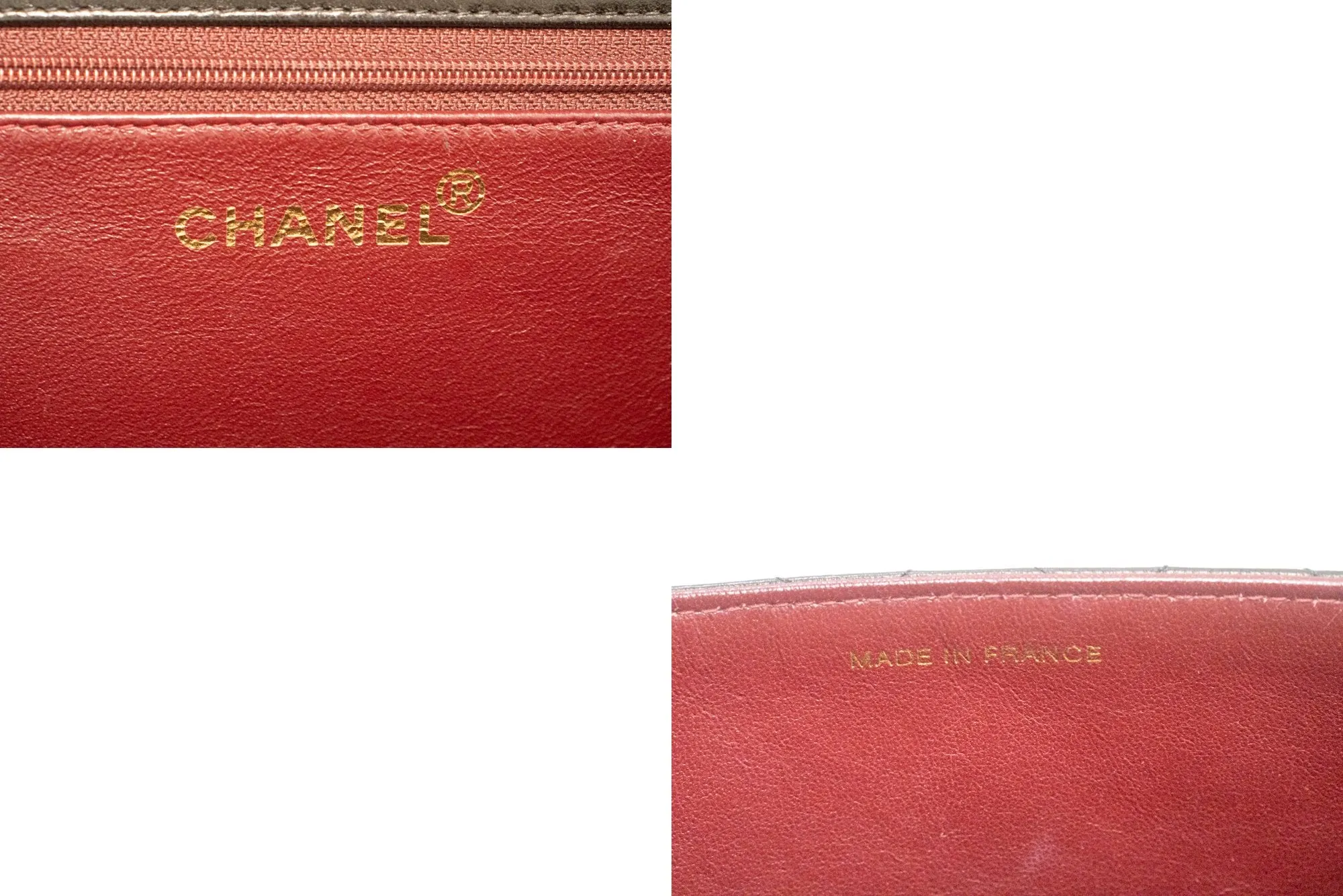 CHANEL Chain Shoulder Bag Clutch Black Quilted Flap Lambskin Purse n62