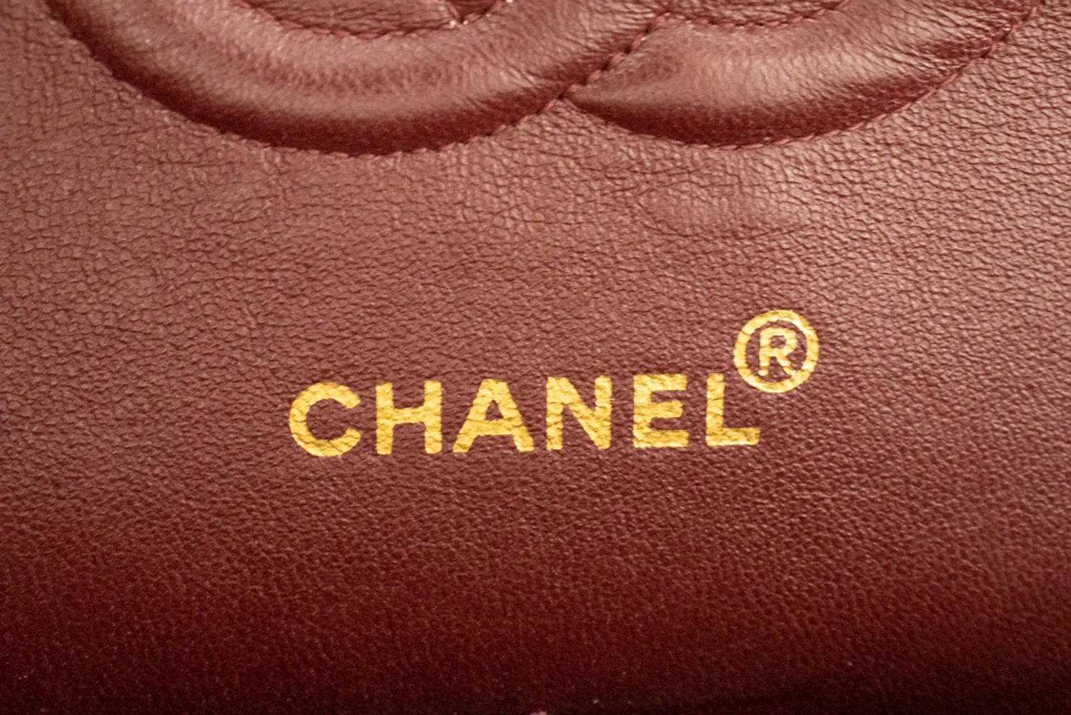 CHANEL Classic Double Flap 10" Chain Shoulder Bag Black Lambskin k39