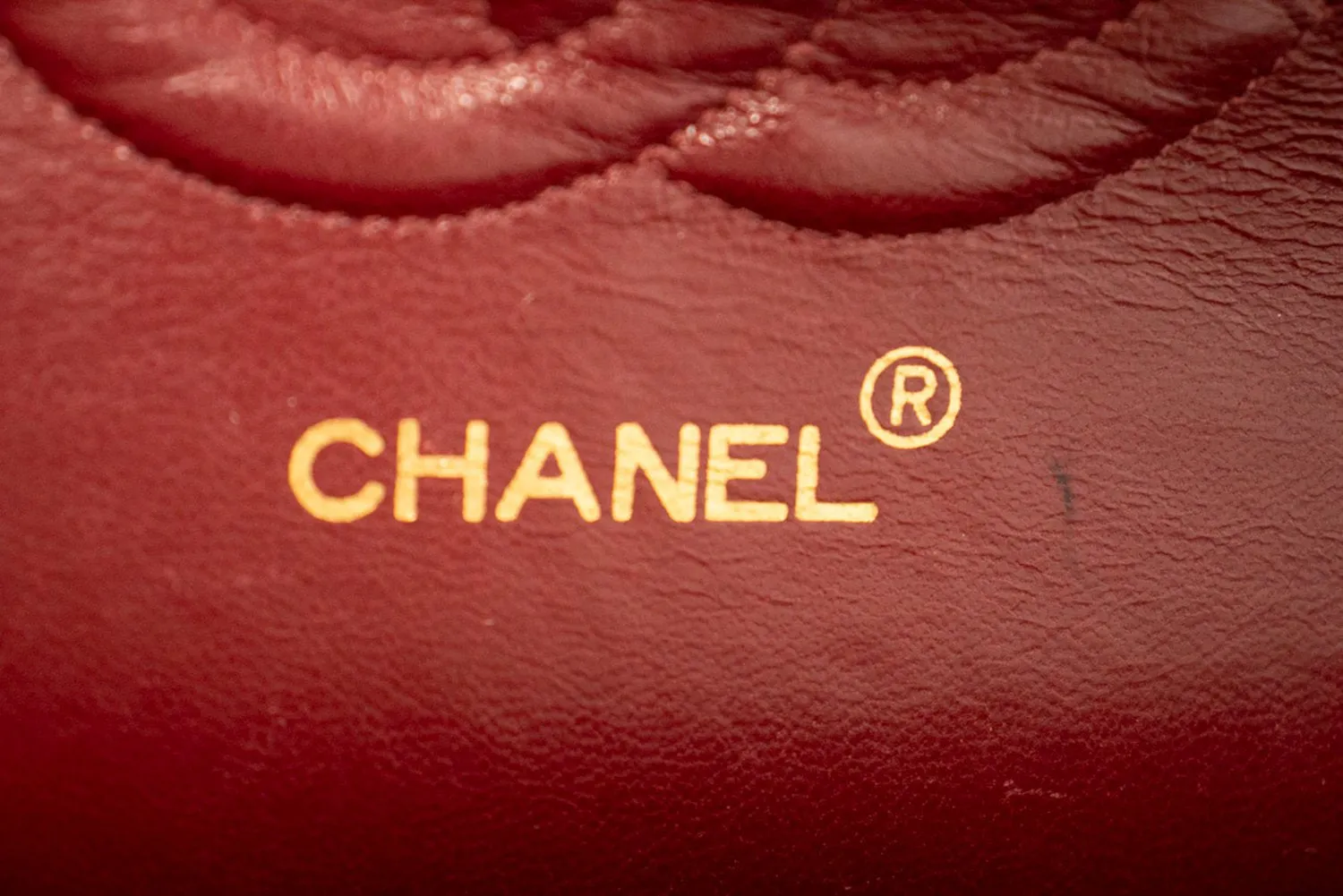 CHANEL Classic Double Flap 10" Chain Shoulder Bag Black Lambskin k87