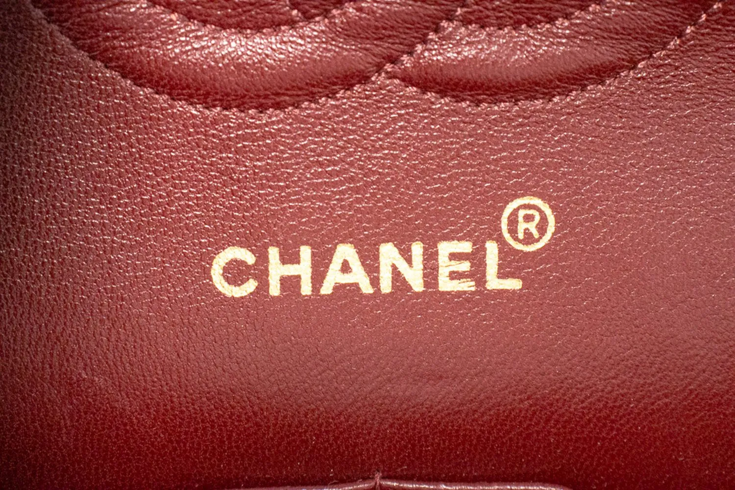 CHANEL Classic Double Flap 10" Chain Shoulder Bag Black Lambskin m48