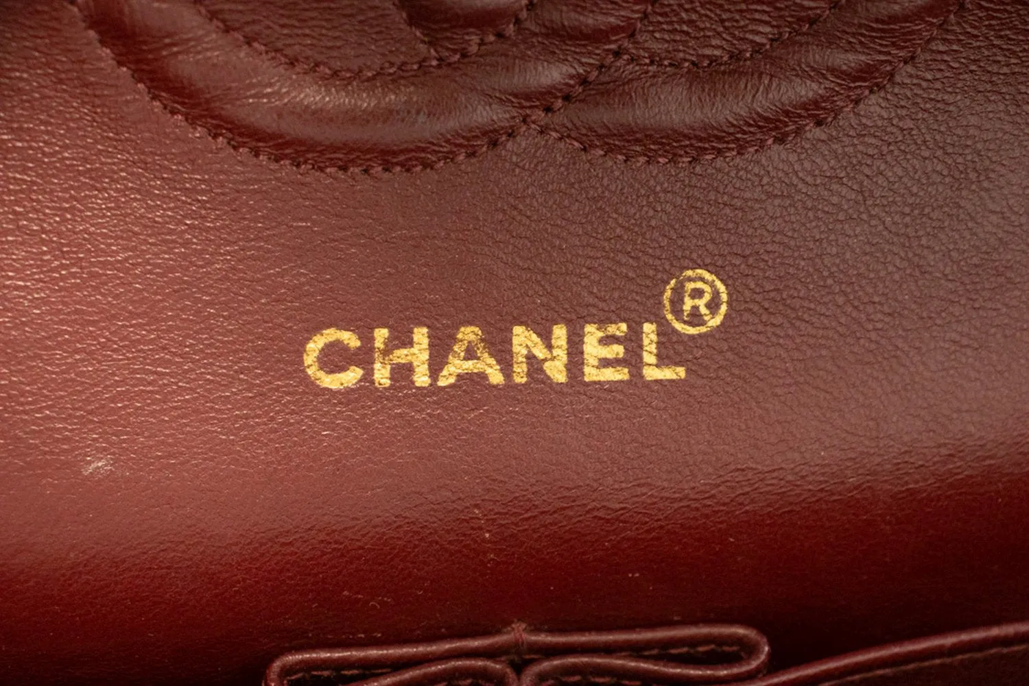 CHANEL Classic Double Flap 10" Chain Shoulder Bag Black Lambskin m50