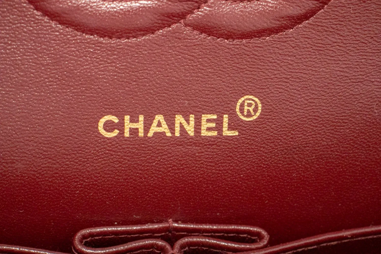 CHANEL Classic Double Flap 10" Chain Shoulder Bag Black Lambskin m75