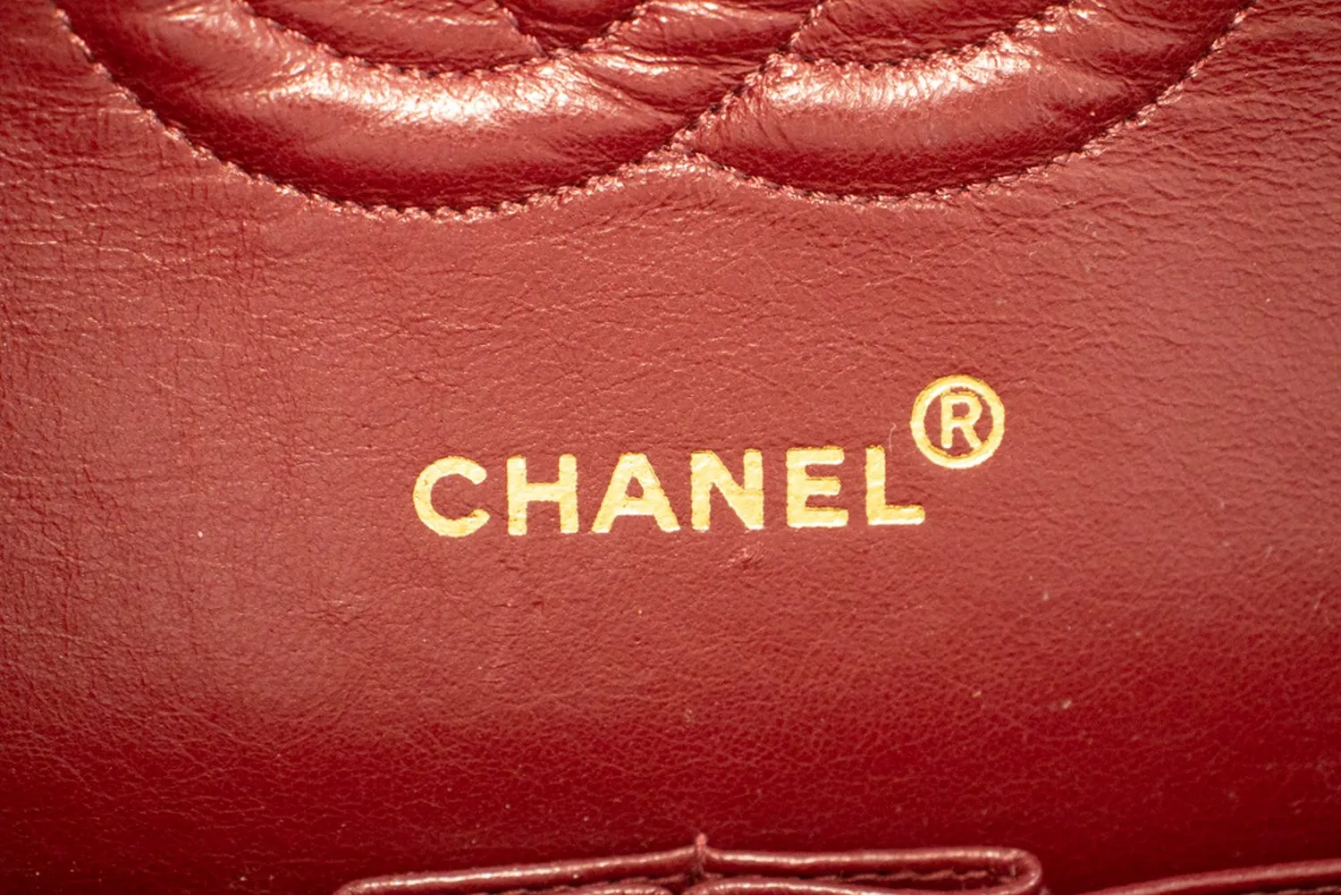 CHANEL Classic Double Flap 10" Chain Shoulder Bag Black Lambskin m77