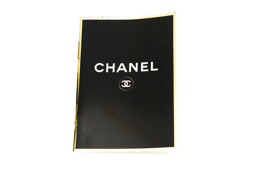 CHANEL Classic Double Flap 10" Chain Shoulder Bag Black Lambskin m94