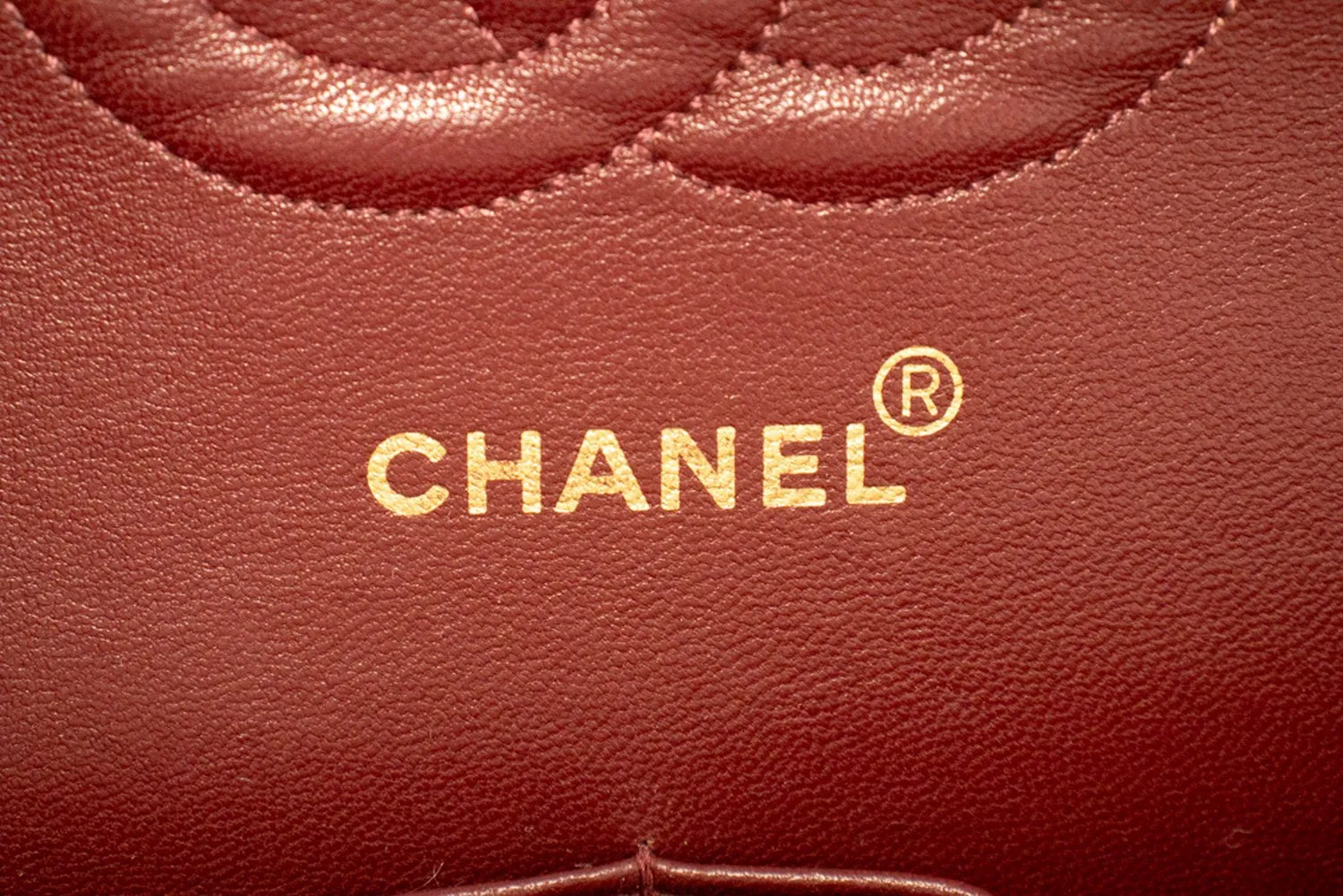 CHANEL Classic Double Flap 10" Chain Shoulder Bag Black Lambskin m95