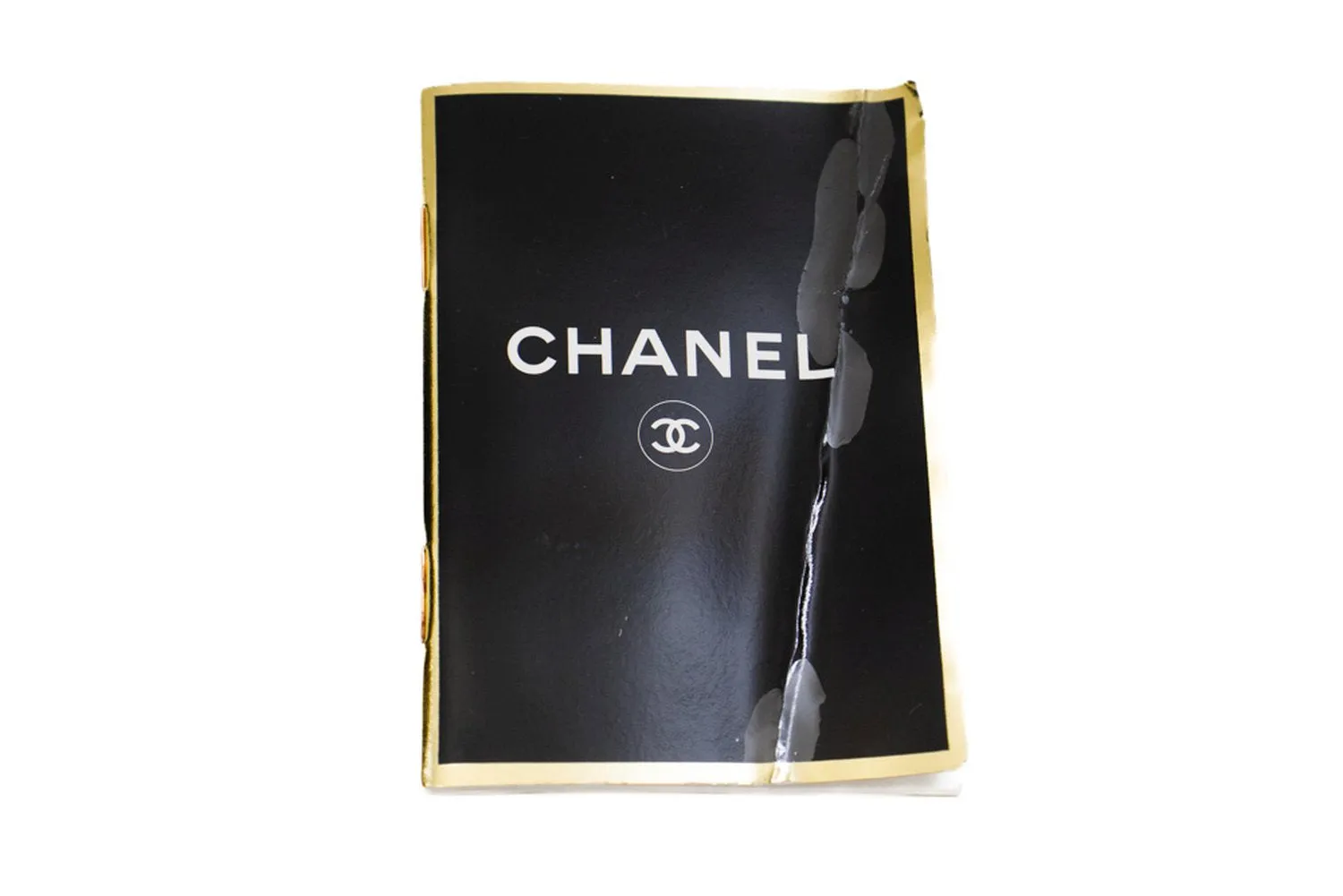 CHANEL Classic Double Flap 10" Chain Shoulder Bag Black Lambskin m97