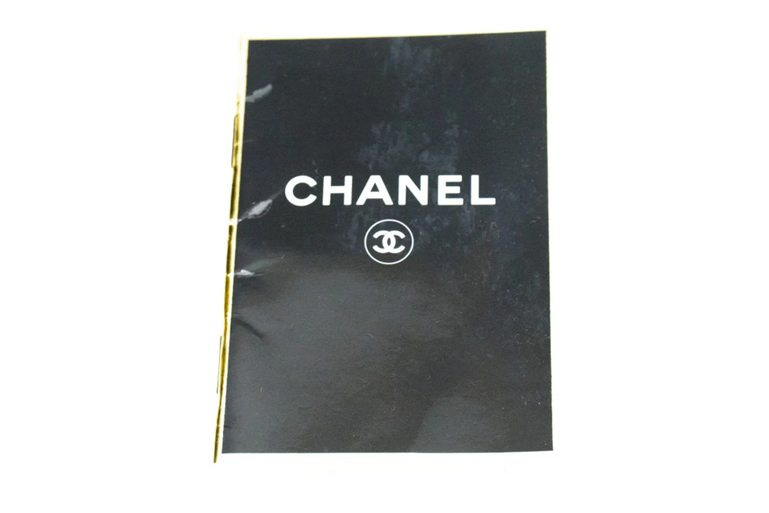 CHANEL Classic Double Flap 10" Chain Shoulder Bag Black Lambskin n97