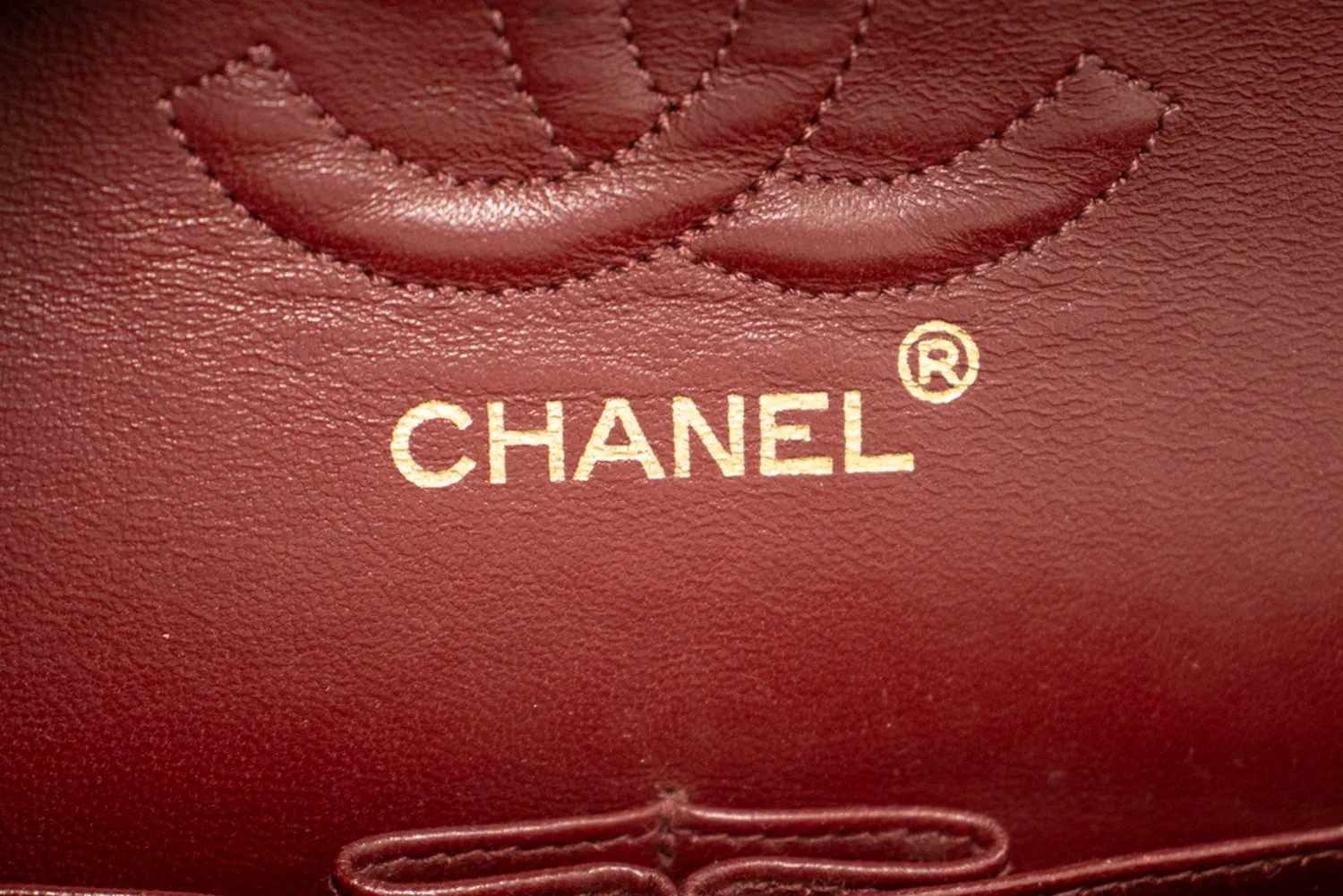 CHANEL Classic Double Flap 9" Chain Shoulder Bag Black Lambskin k80