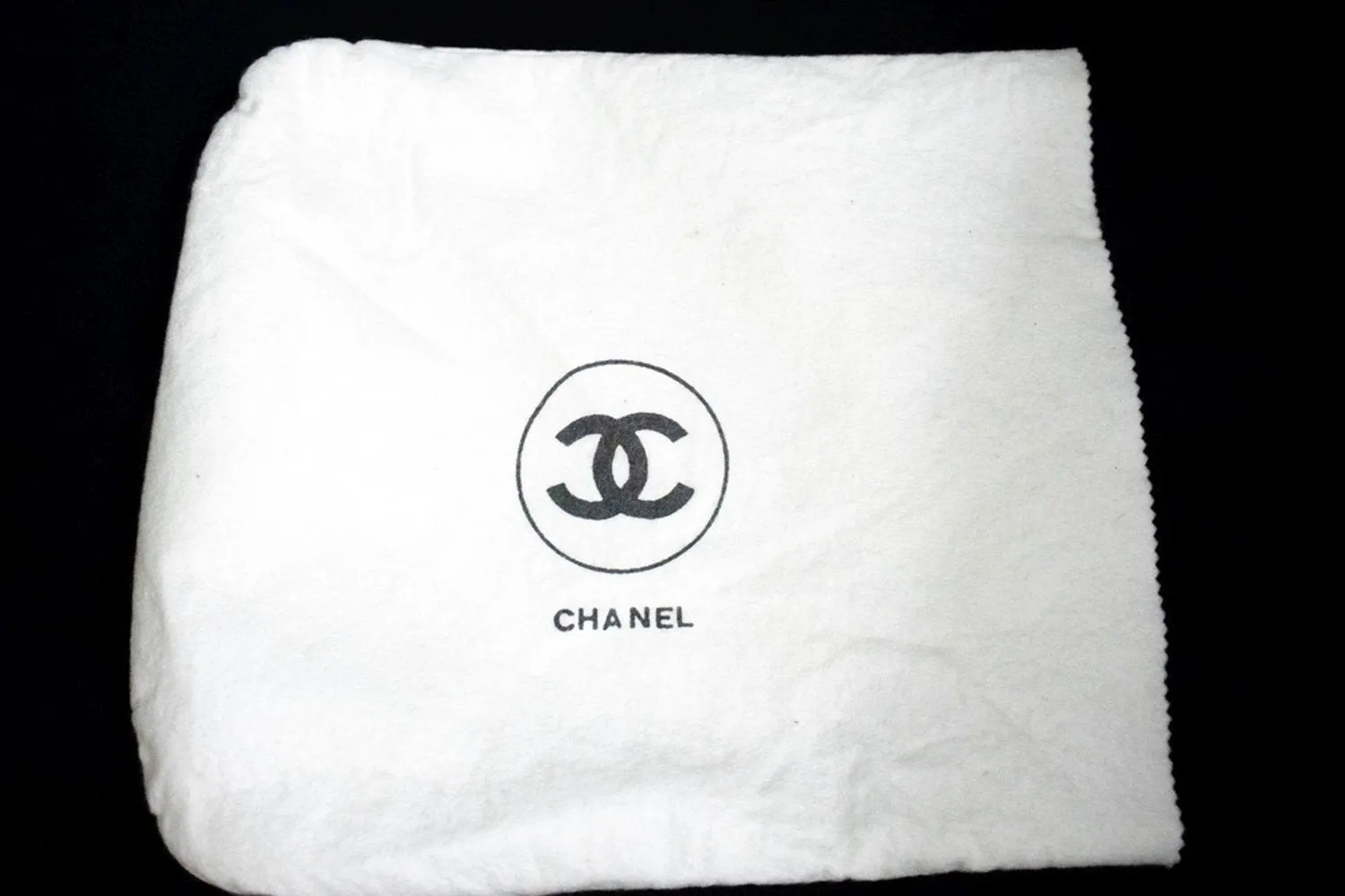 CHANEL Classic Double Flap 9" Chain Shoulder Bag Black Lambskin L43