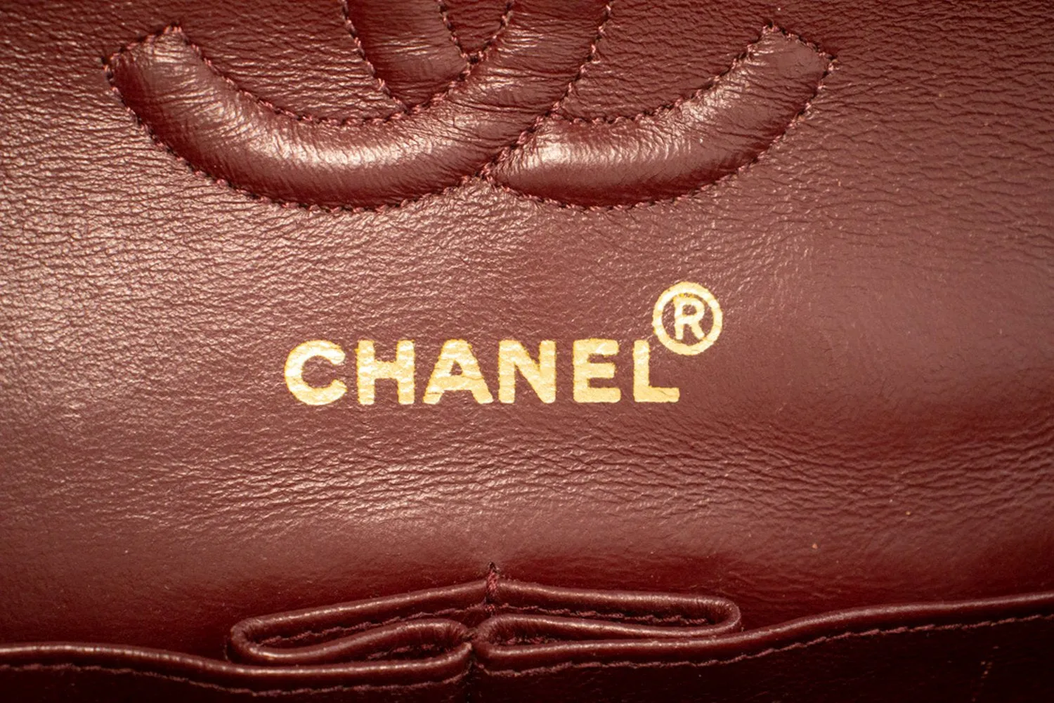 CHANEL Classic Double Flap 9" Chain Shoulder Bag Black Lambskin n02