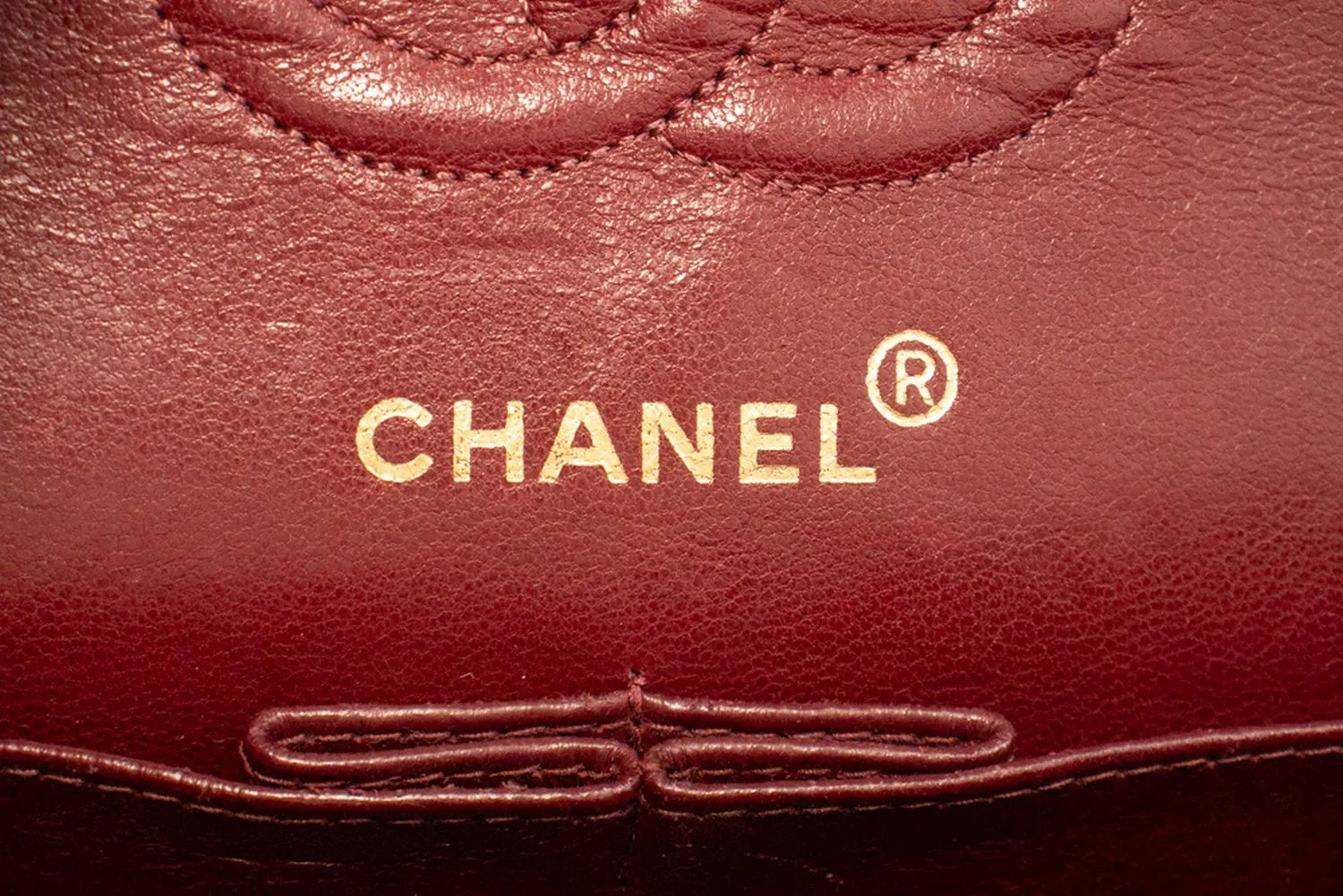 CHANEL Classic Double Flap 9" Chain Shoulder Bag Black Lambskin n31