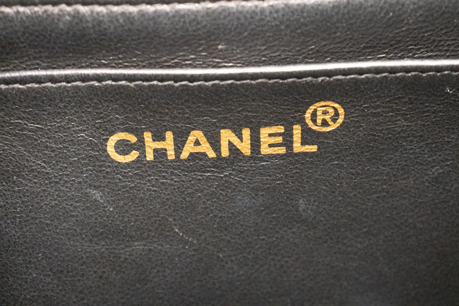 CHANEL Classic Large 11" Chain Shoulder Bag Flap Black Lambskin L95