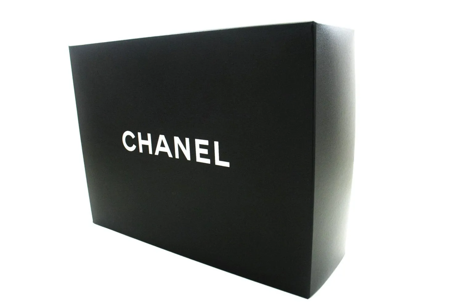 CHANEL Classic Large 11" Chain Shoulder Bag Flap Black Lambskin L95