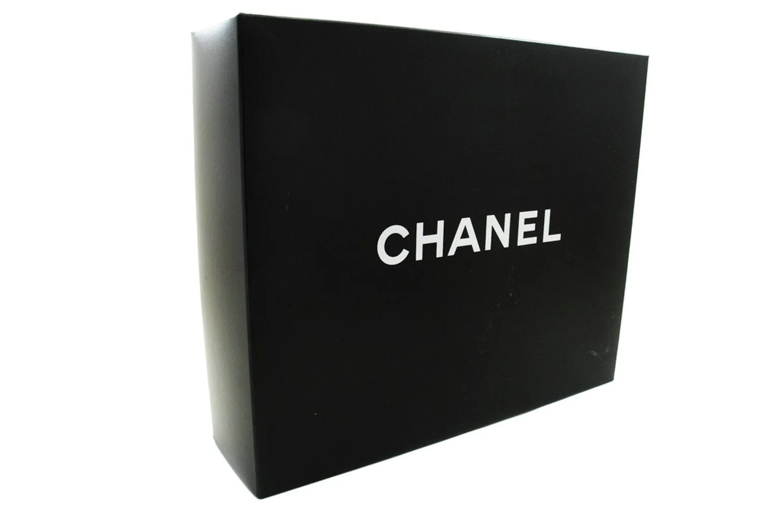 CHANEL Classic Large 11" Chain Shoulder Bag Flap Black Lambskin n12