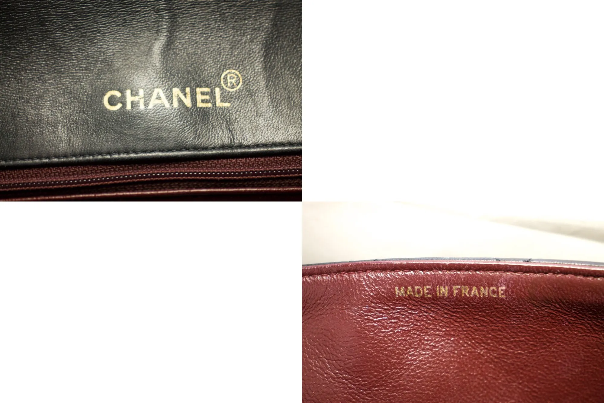CHANEL Diana Flap Chain Shoulder Bag Black Quilted Lambskin Purse h32