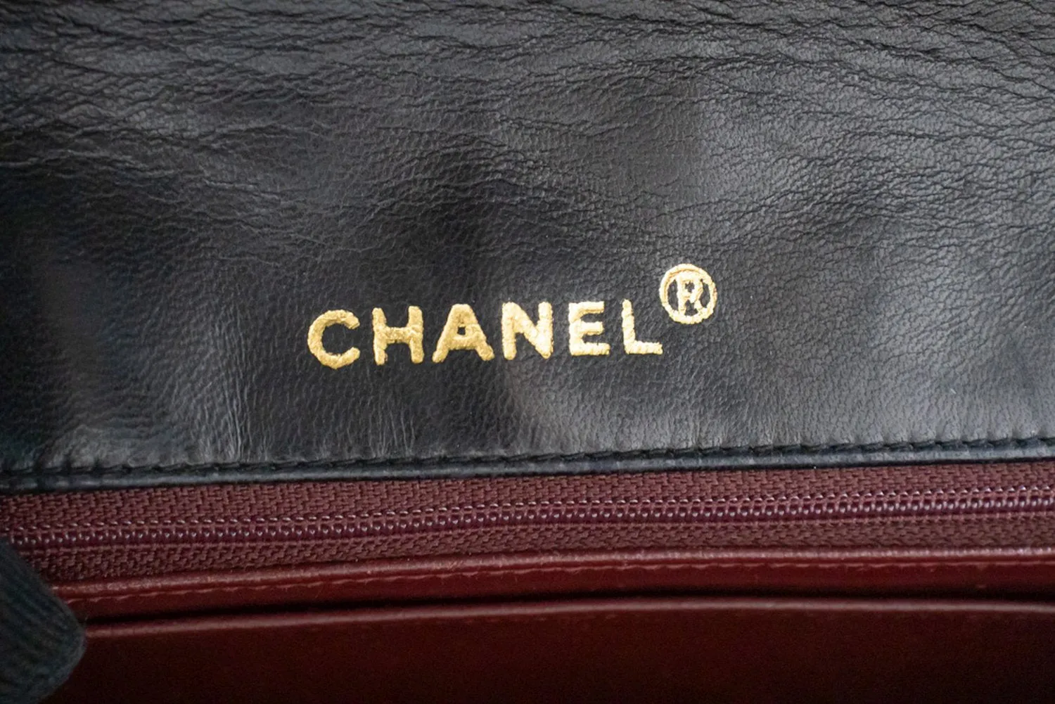 CHANEL Diana Flap Chain Shoulder Bag Black Quilted Lambskin Purse m10