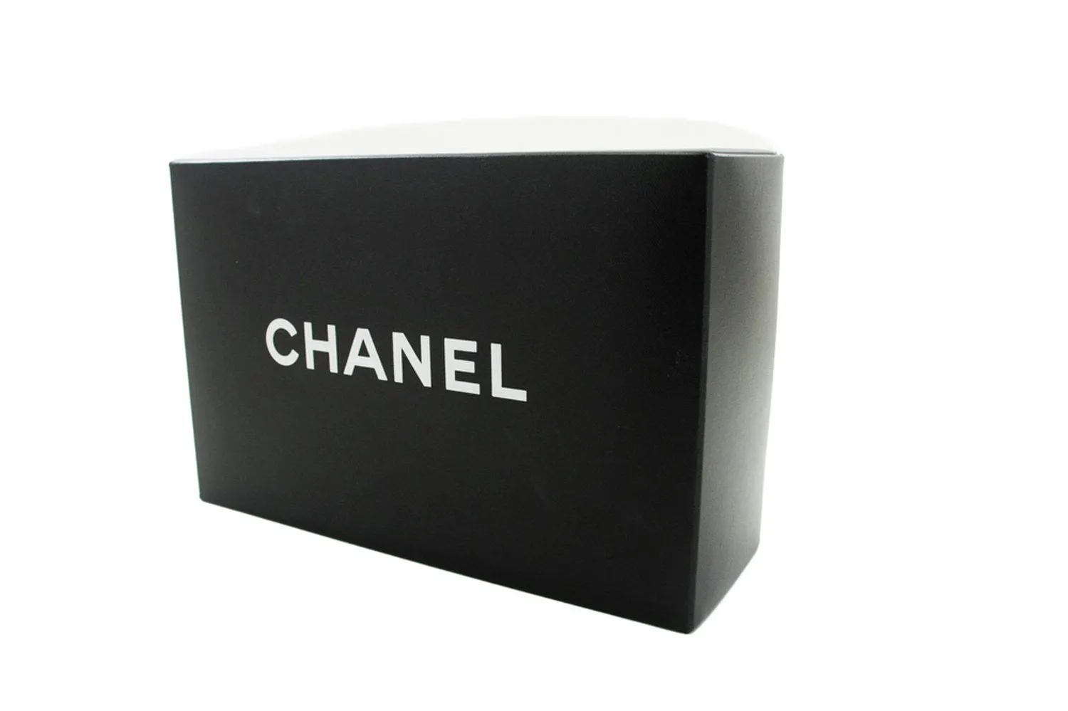 CHANEL Full Flap Chain Shoulder Bag Black Quilted Lambskin L58