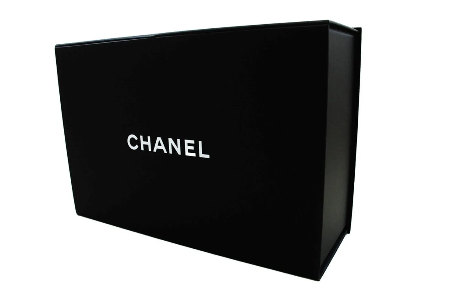 CHANEL Full Flap Chain Shoulder Bag Black Quilted Lambskin Leather m54