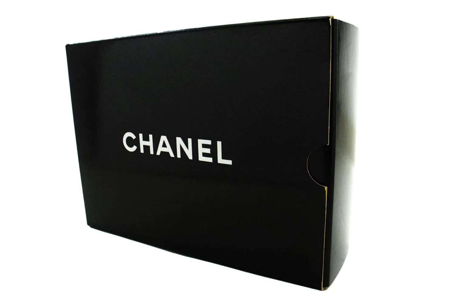 CHANEL Full Flap Chain Shoulder Bag Black Quilted Lambskin Leather n16
