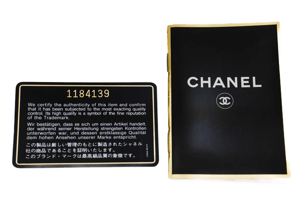 CHANEL Full Flap Chain Shoulder Bag Black Quilted Lambskin Leather n16