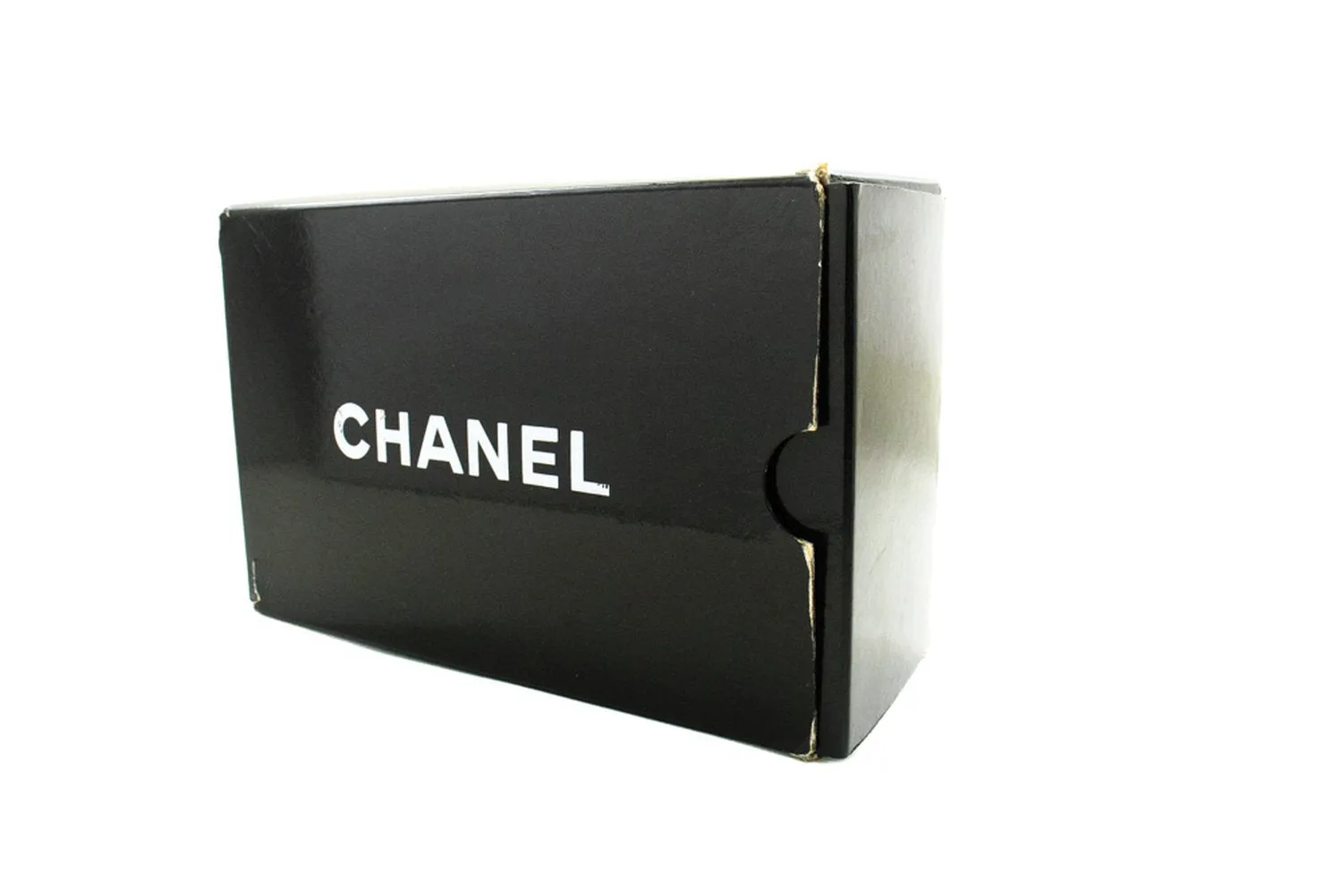 CHANEL Full Flap Chain Shoulder Bag Clutch Black Quilted Lambskin m17