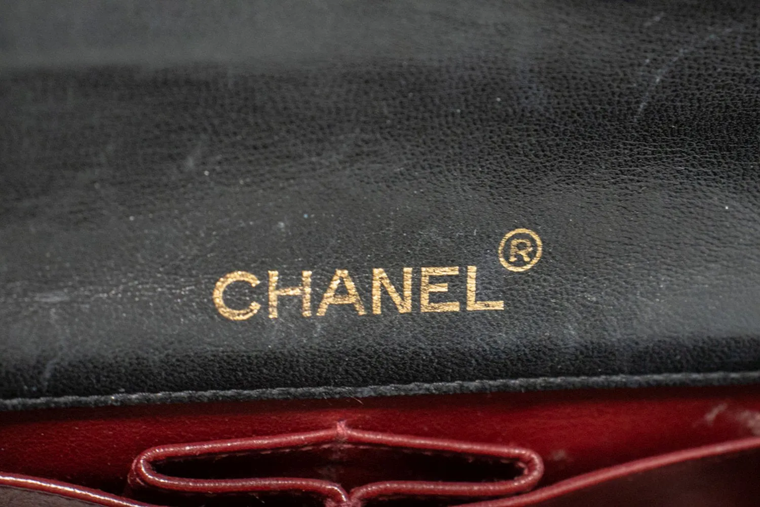 CHANEL Full Flap Chain Shoulder Bag Clutch Black Quilted Lambskin m17