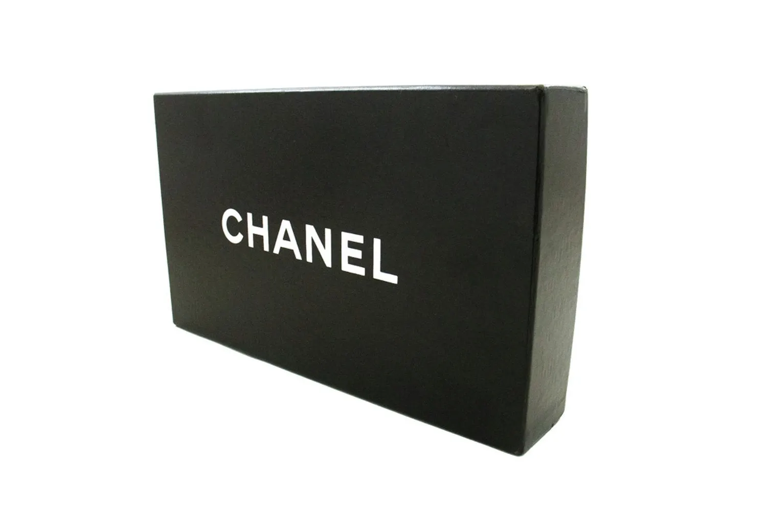 CHANEL Full Flap Chain Shoulder Bag Clutch Black Quilted Lambskin n43