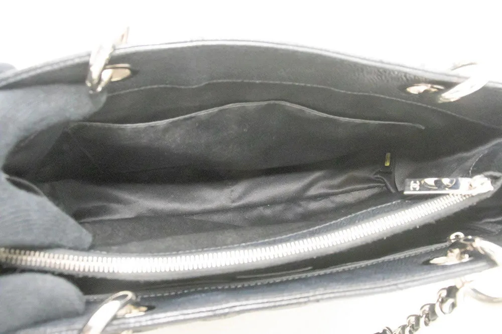 CHANEL Grained Calfskin GST 13" Shopping Tote Chain Shoulder Bag p28