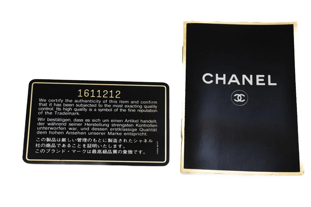 CHANEL Mini Square Small Chain Shoulder Bag Crossbody Black Lamb m44