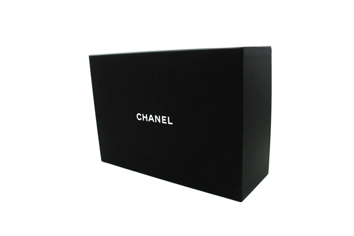 CHANEL Round Zip Caviar Small Chain Shoulder Bag Black Quilted m55