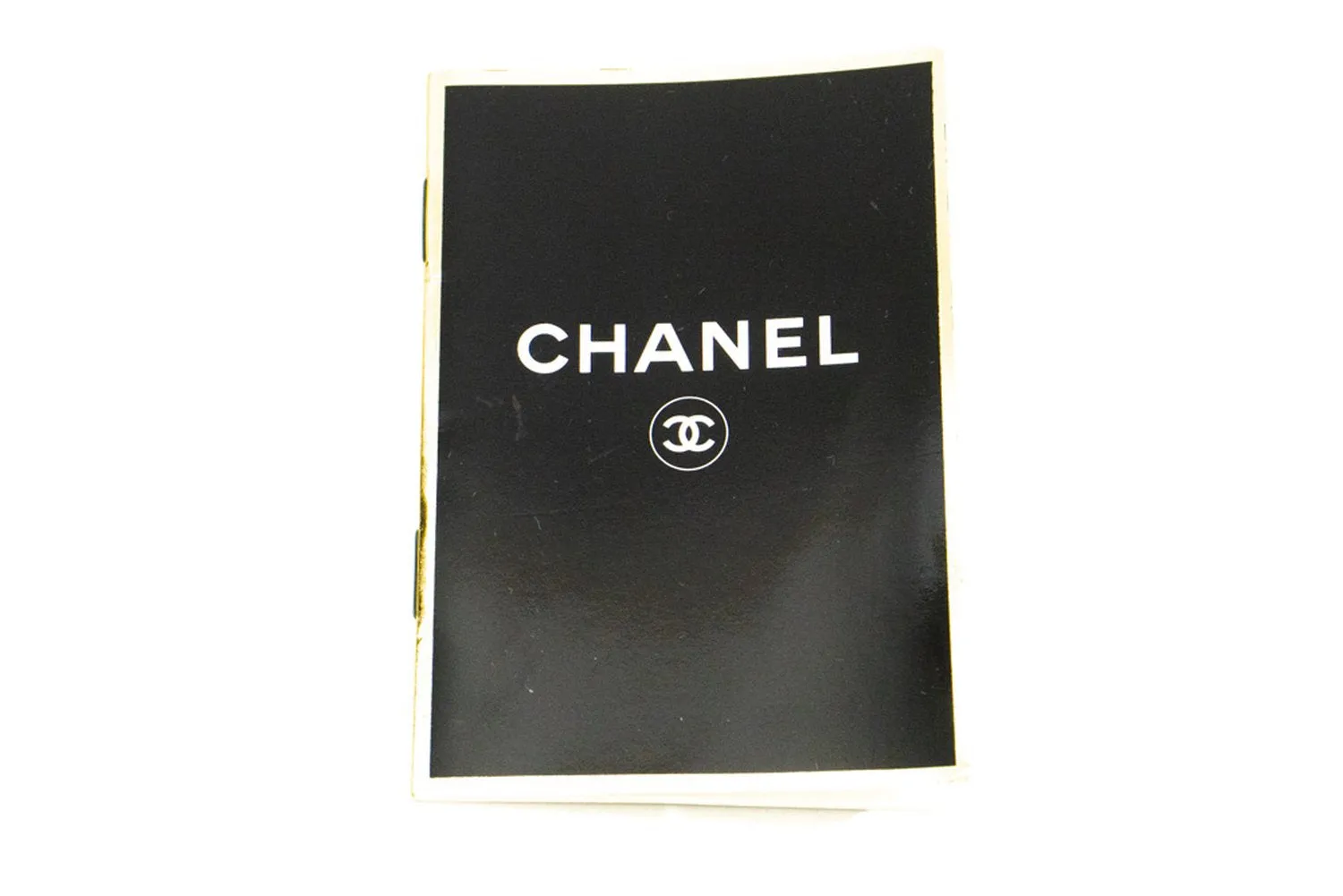 CHANEL Small Chain Shoulder Bag Clutch Black Quilted Flap Lambskin n61