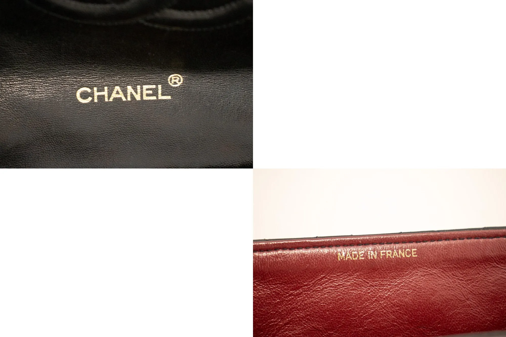 CHANEL Vintage Half Moon Chain Shoulder Bag Single Flap Quilted L32
