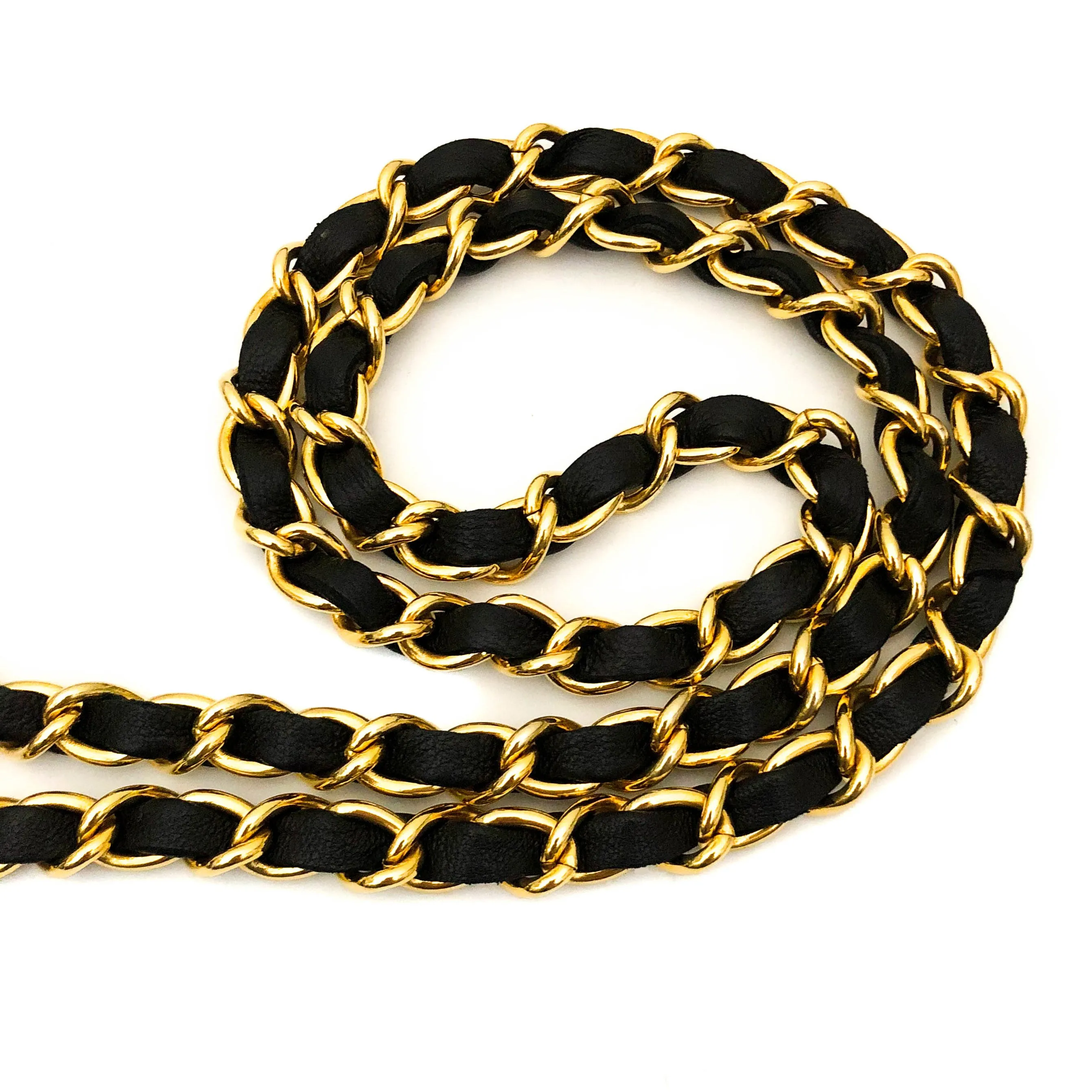 Chanel Vintage Rare Black Lizard Mini Flap Bag