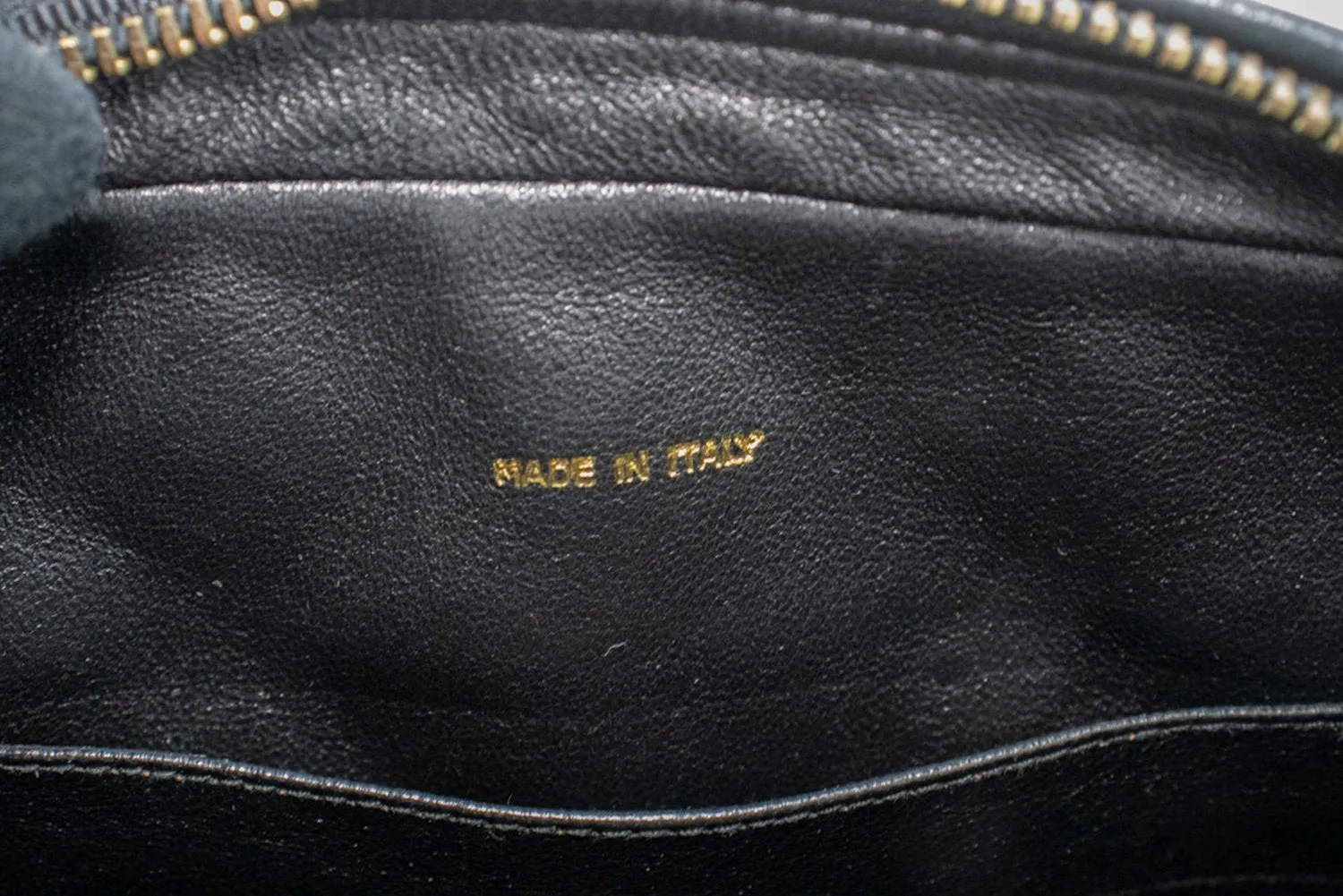 CHANEL Vintage Tassel Chain Shoulder Bag Black Quilted Zipper Lamb n19