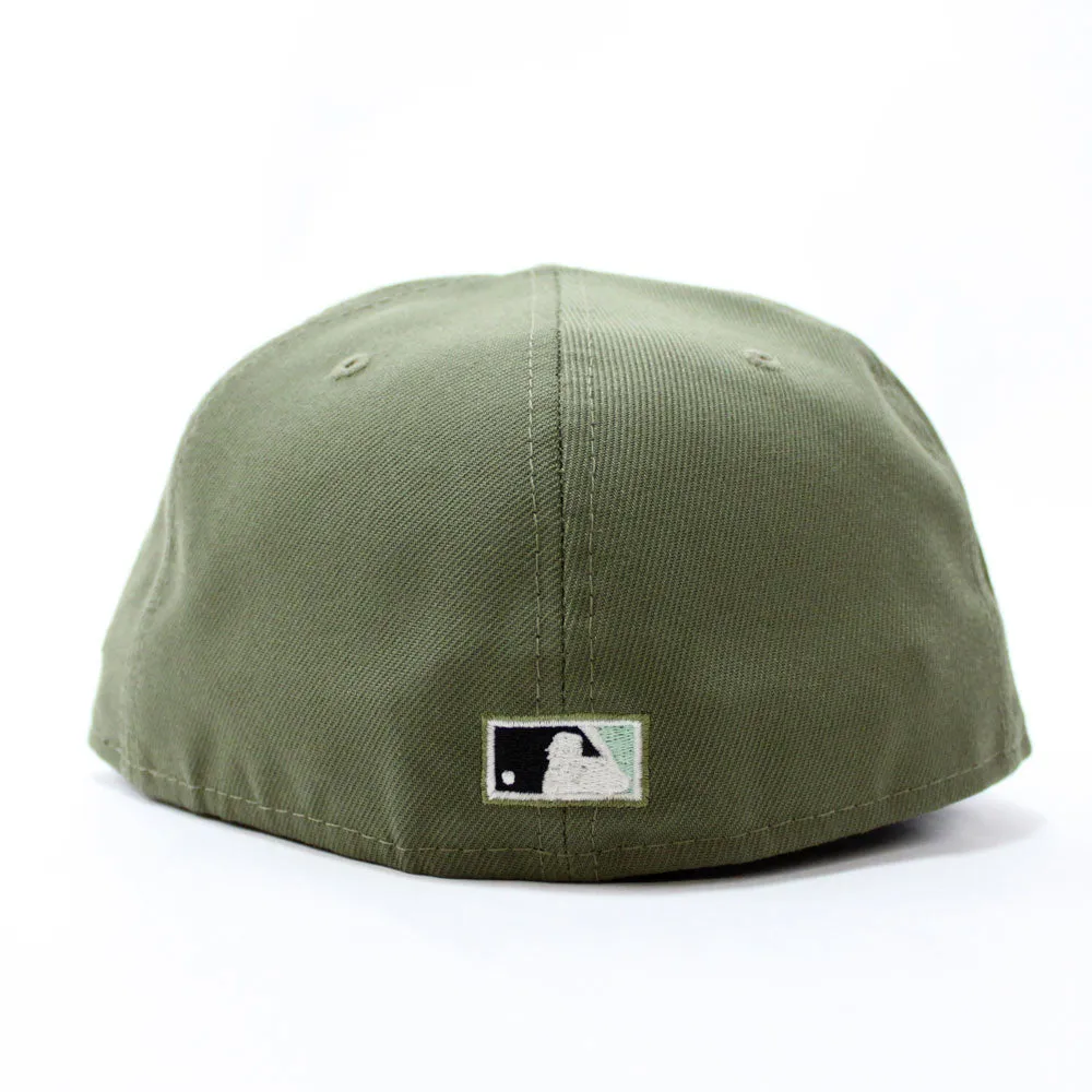 Chicago Cubs 1962 All Star Game New Era 59Fifty Fitted Hat (Zombie Pack Pack GITD Olive Camo Under Brim)