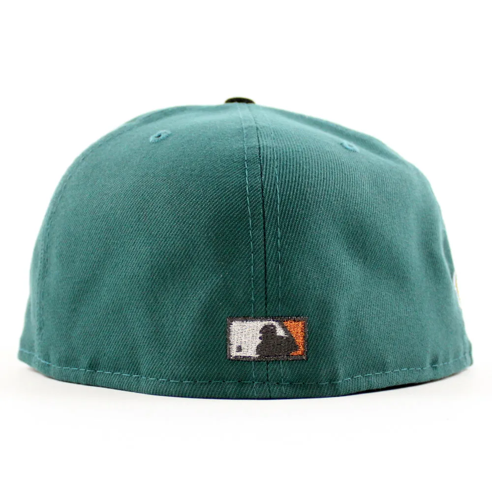 Chicago White Sox 2003 All Star Game New Era Fitted 59Fifty Hat (Pine Green Black Mountain Green Under Brim)