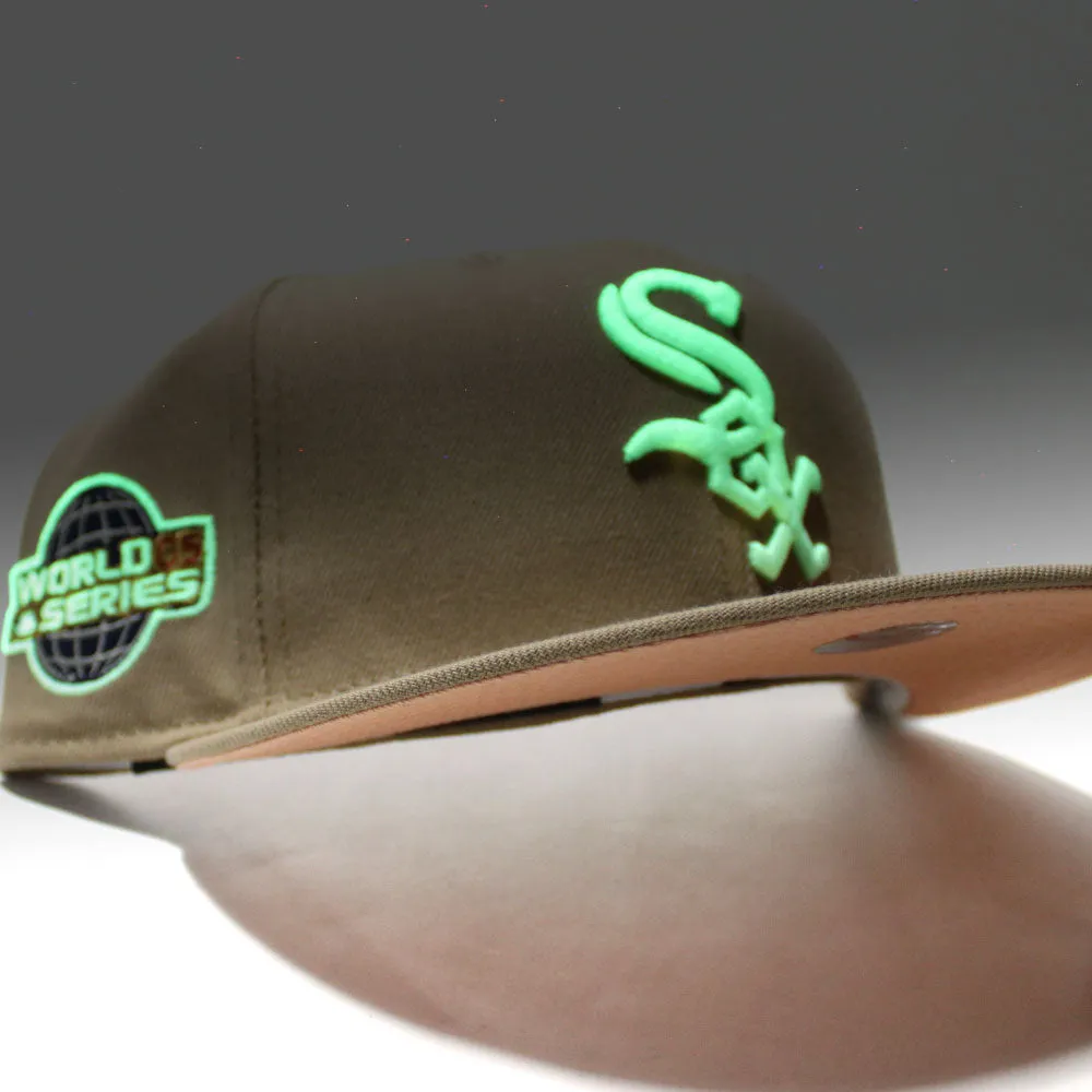 Chicago White Sox 2005 World Series New Era 59Fifty Fitted Hat (GITD Camel Peach Under Brim)